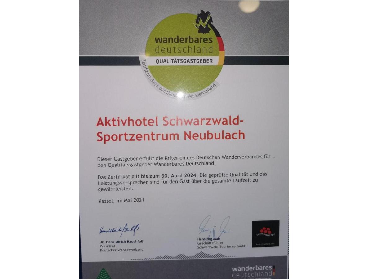 Schwarzwald Sportzentrum Neubulach エクステリア 写真